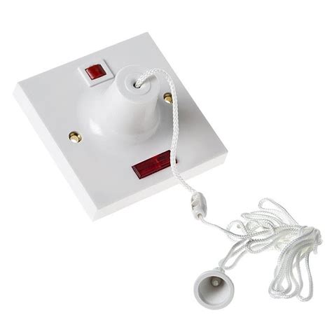 electric shower switch box|pull switch for electric shower.